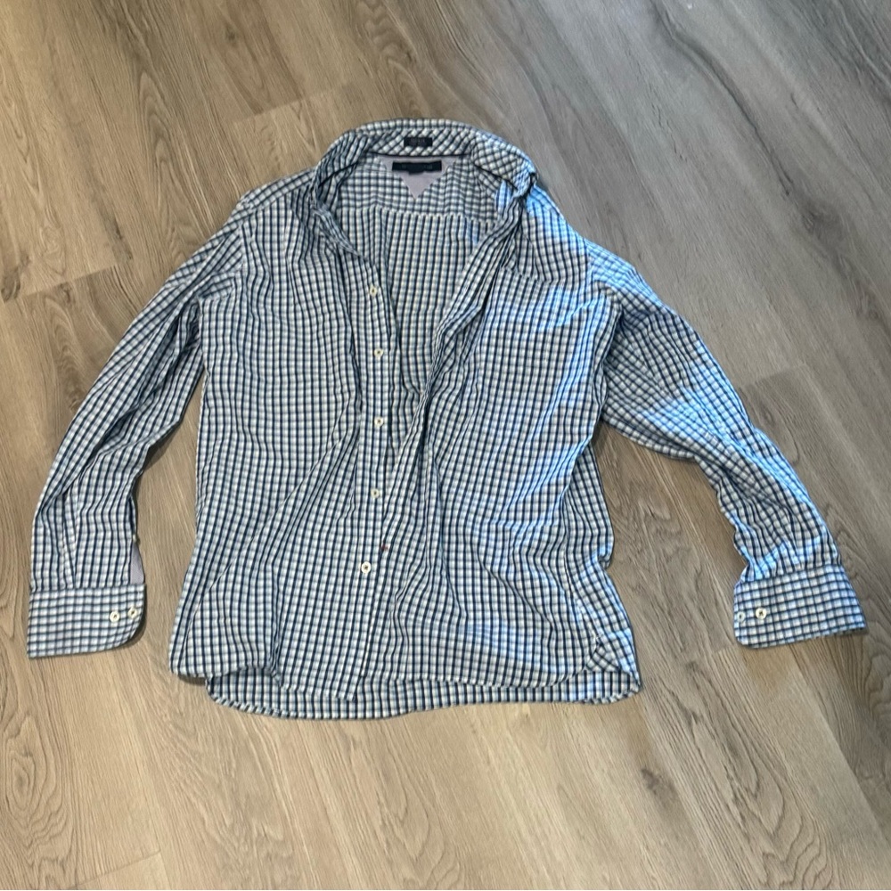 Tommy Hilfiger Long Sleeve Custom fit Shirt, Size L